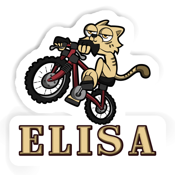 Cat Sticker Elisa Laptop Image