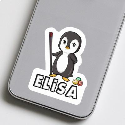 Pinguin Aufkleber Elisa Laptop Image