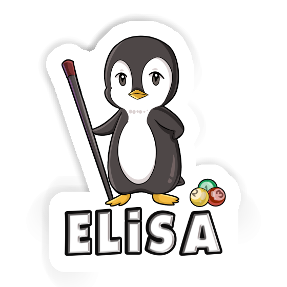 Penguin Sticker Elisa Laptop Image