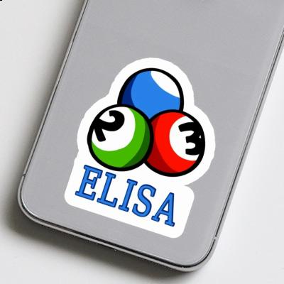 Sticker Elisa Billiard Ball Gift package Image