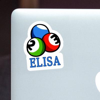 Sticker Elisa Billiard Ball Gift package Image