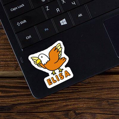 Elisa Sticker Bird Laptop Image