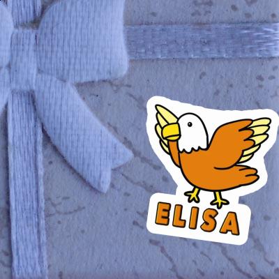 Elisa Sticker Bird Notebook Image