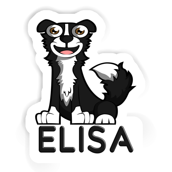 Sticker Elisa Border Collie Gift package Image