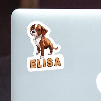 Sticker Boxer Dog Elisa Gift package Image