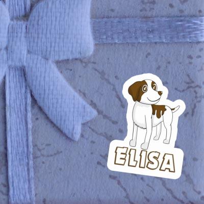 Elisa Autocollant Bretagne chien Notebook Image