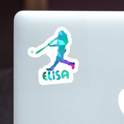 Elisa Sticker Baseball Player Gift package Image