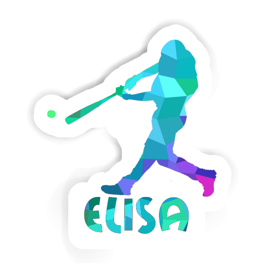 Elisa Sticker Baseball Player Gift package Image