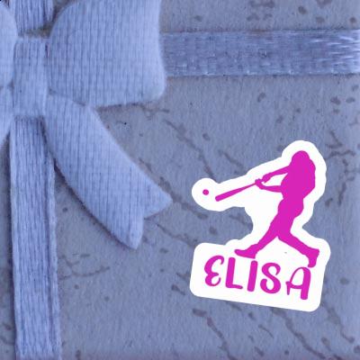 Baseball Player Sticker Elisa Image