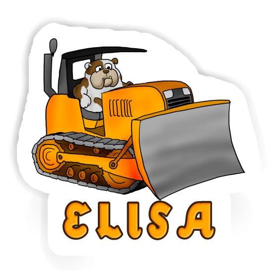 Sticker Bulldozer Elisa Image