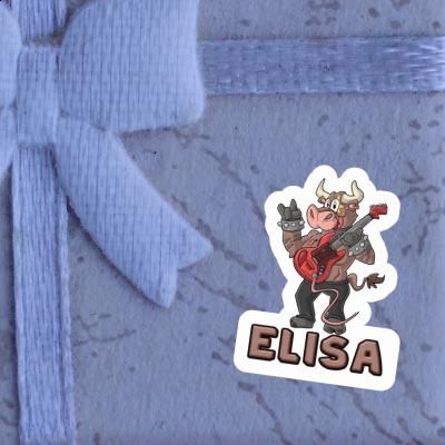 Elisa Sticker Bull Laptop Image