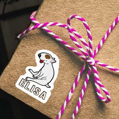 Bull Terrier Sticker Elisa Gift package Image