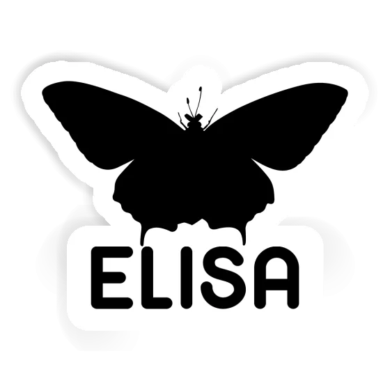 Elisa Sticker Butterfly Notebook Image