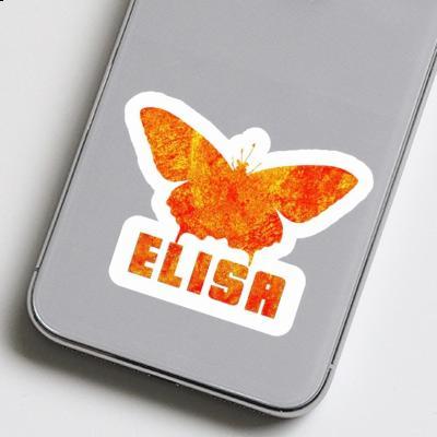 Butterfly Sticker Elisa Notebook Image