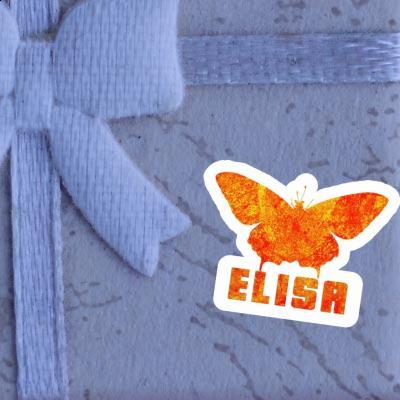 Butterfly Sticker Elisa Laptop Image