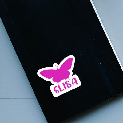 Elisa Sticker Butterfly Notebook Image