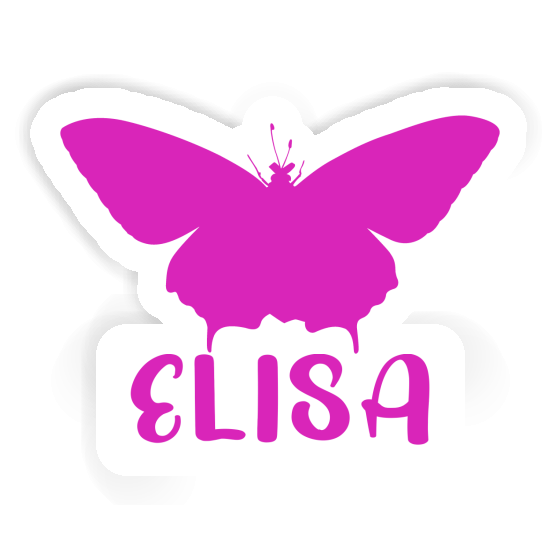 Elisa Sticker Butterfly Notebook Image