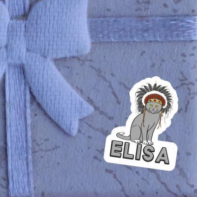 American Indian Sticker Elisa Notebook Image