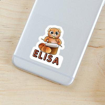 Elisa Sticker Drummer Cat Gift package Image