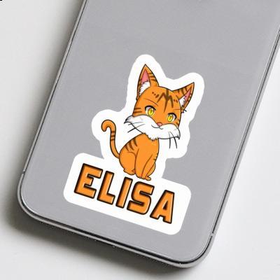 Autocollant Chat Elisa Laptop Image