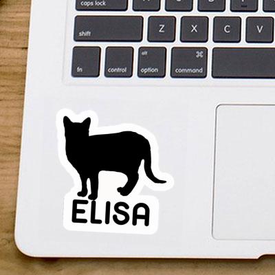 Sticker Elisa Cat Image