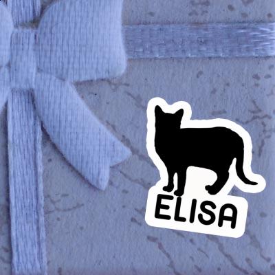 Sticker Elisa Cat Image