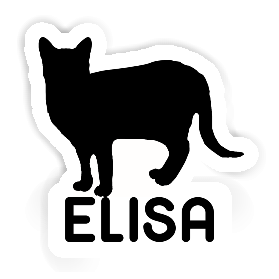 Chat Autocollant Elisa Laptop Image