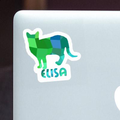 Sticker Elisa Cat Laptop Image