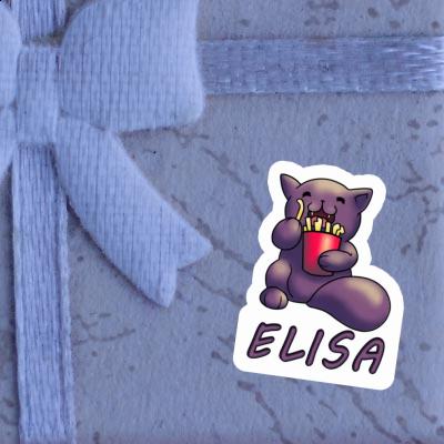 Elisa Sticker French Fry Cat Gift package Image