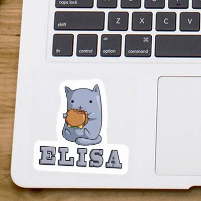 Sticker Elisa Hamburger-Katze Gift package Image