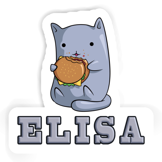 Sticker Elisa Hamburger-Katze Gift package Image