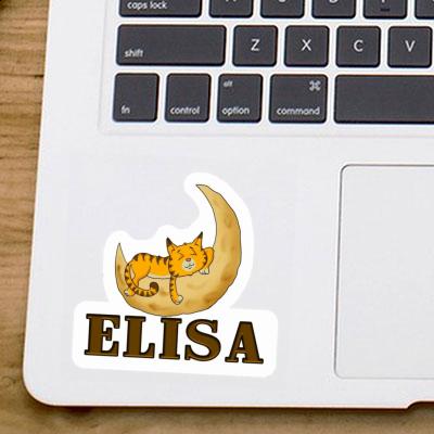 Sticker Katze Elisa Notebook Image