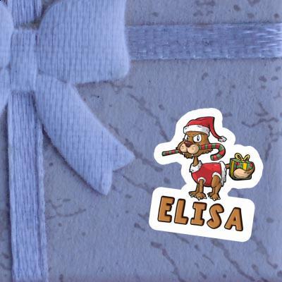 Sticker Elisa Weihnachtskatze Image