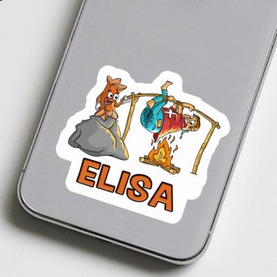 Cervelat Sticker Elisa Notebook Image