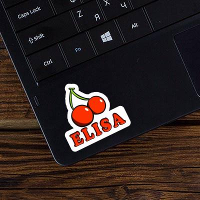 Elisa Sticker Cherry Laptop Image