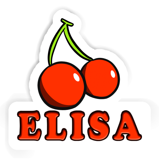 Elisa Sticker Cherry Laptop Image