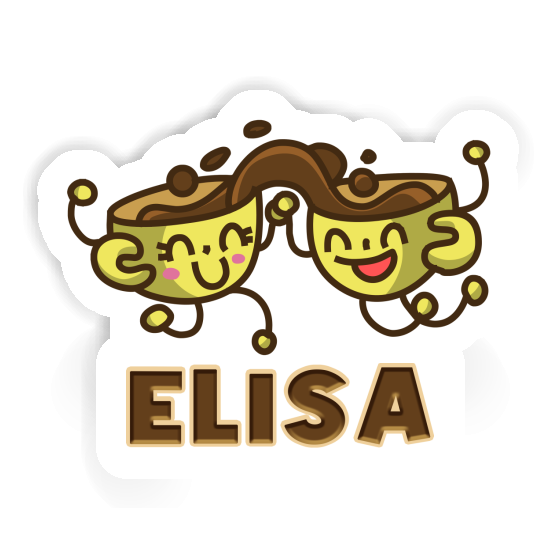 Sticker Elisa Kaffee Laptop Image