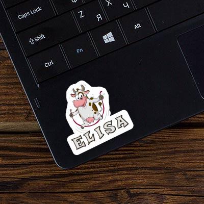 Sticker Elisa Cow Notebook Image