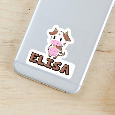 Elisa Sticker Cow Laptop Image