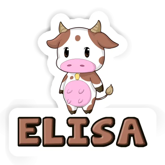 Elisa Sticker Cow Image