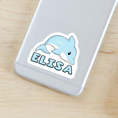 Sticker Dolphin Elisa Notebook Image