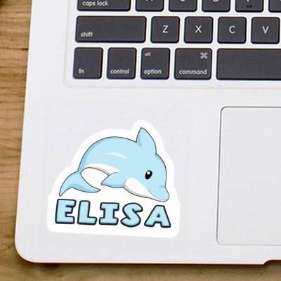 Elisa Aufkleber Delfin Laptop Image