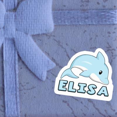 Sticker Dolphin Elisa Notebook Image