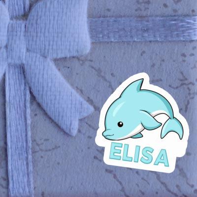 Dolphin Sticker Elisa Notebook Image