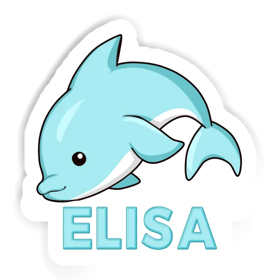 Elisa Aufkleber Delphin Laptop Image