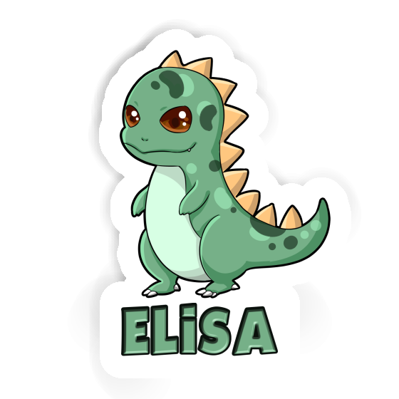 Sticker Elisa Dino Notebook Image