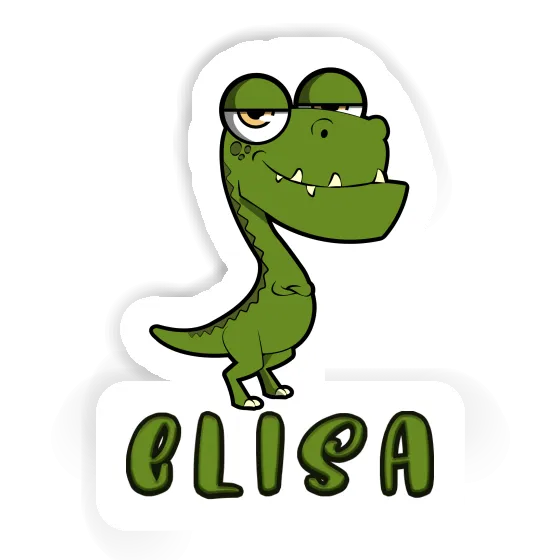 Elisa Autocollant Dino Notebook Image