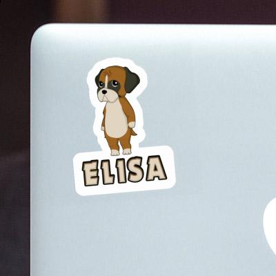 Elisa Sticker Boxer Image