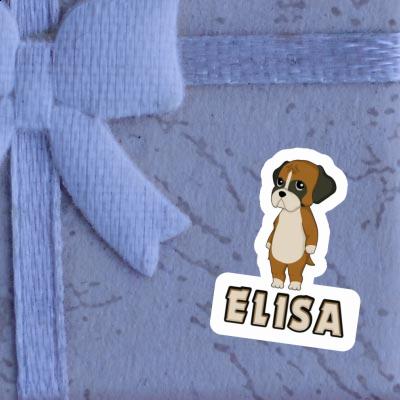 Elisa Sticker Boxer Notebook Image