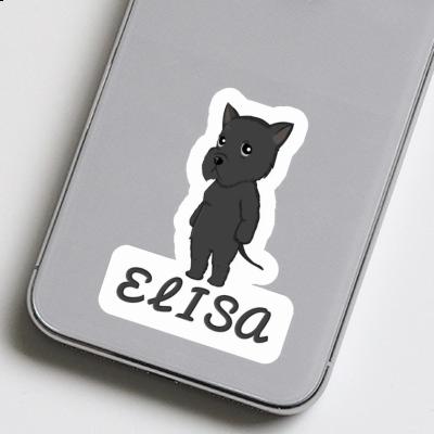 Elisa Sticker Giant Schnauzer Notebook Image